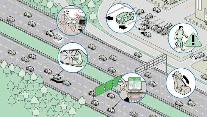 Safety features illustration